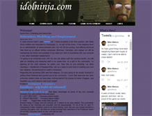 Tablet Screenshot of idolninja.com
